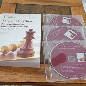 The Great Courses Chess Board Game Book And 3 CD's